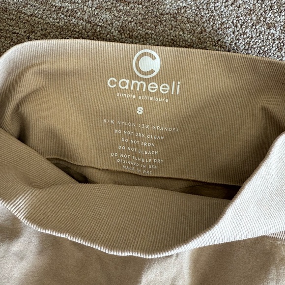 Cameeli Tan Bike Shorts - Picture 6 of 6
